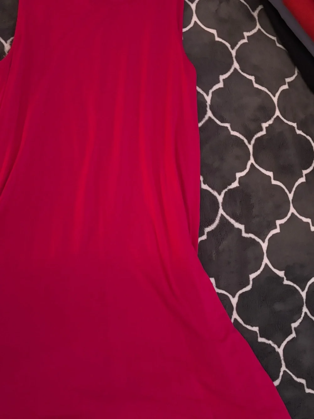 no boundaries red dress Womens No Boundaries Red Sleeveless Hankerchief Hem Dress Size Large 11-13